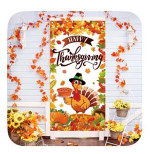 Happy Thanksgiving Door Cover 71x35 Inch, 23F-166H002